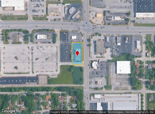21110 Western Ave, Olympia Fields, IL Parcel Map
