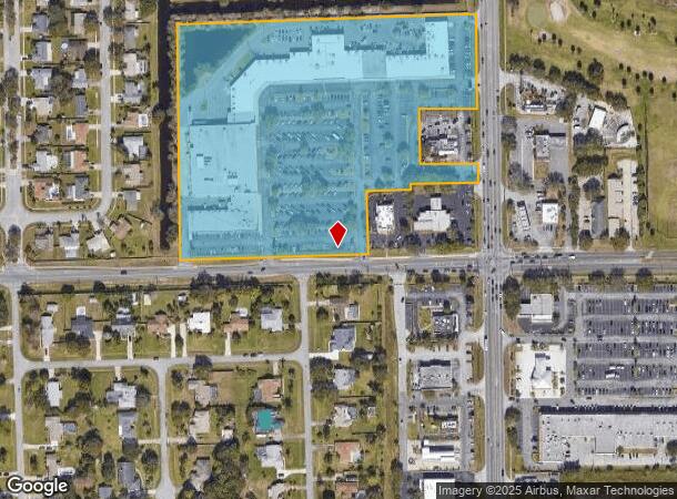  3072 Lake Washington Rd, Melbourne, FL Parcel Map