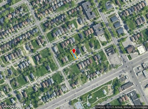 3792 Clements St, Detroit, MI Parcel Map