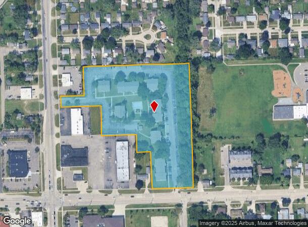  16900 E 14 Mile Rd, Fraser, MI Parcel Map