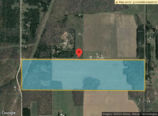  8229 W 6 1/2 Rd, Mesick, MI Parcel Map