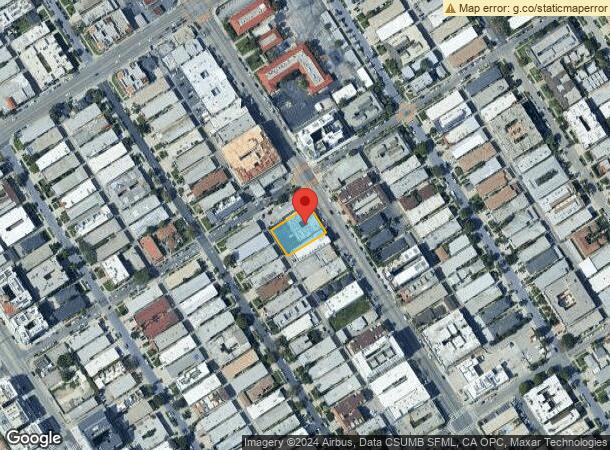  3611 Motor Ave, Los Angeles, CA Parcel Map