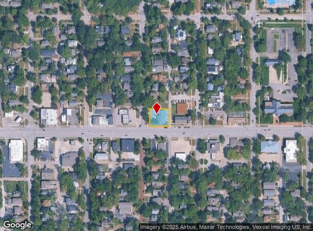  842 Louisiana St, Lawrence, KS Parcel Map