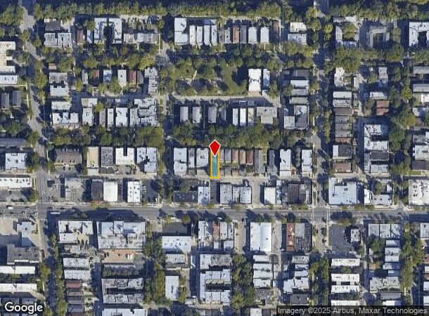 732 Dobson St, Evanston, IL Parcel Map