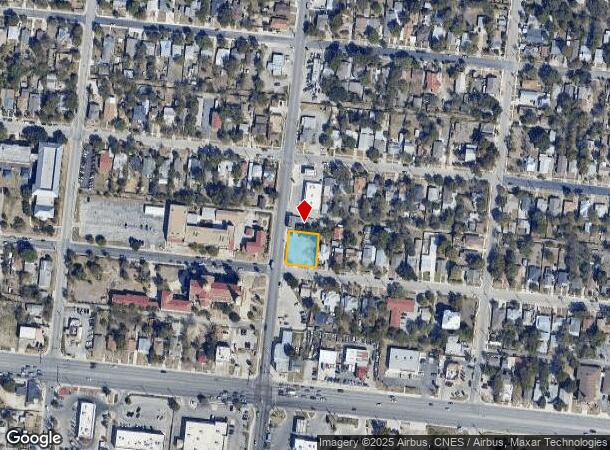  1802 N Zarzamora St, San Antonio, TX Parcel Map