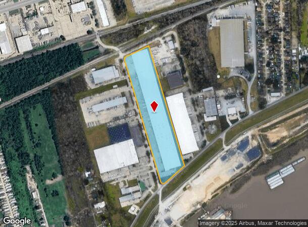  100 Riverbend Dr, Saint Rose, LA Parcel Map