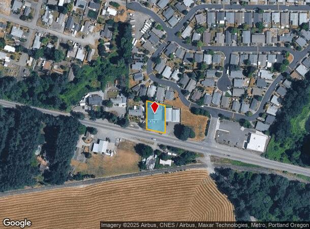 1184 3Rd St, Lafayette, OR Parcel Map