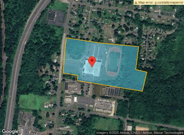  1617 King St, Enfield, CT Parcel Map