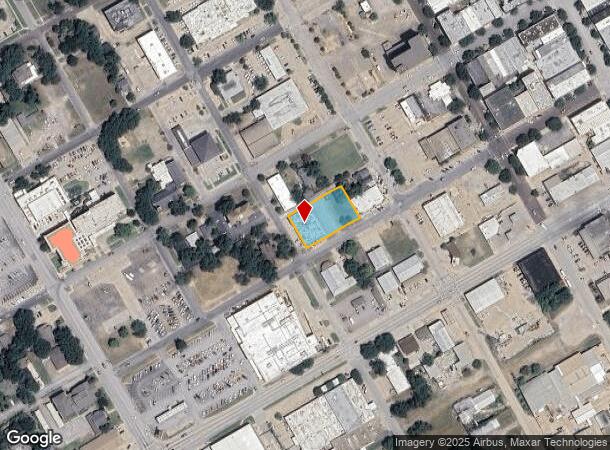 316 W 6Th Ave, Corsicana, TX Parcel Map
