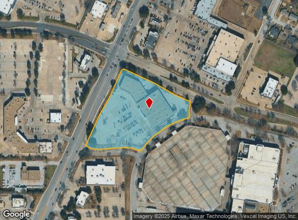  3803 S Cooper St, Arlington, TX Parcel Map