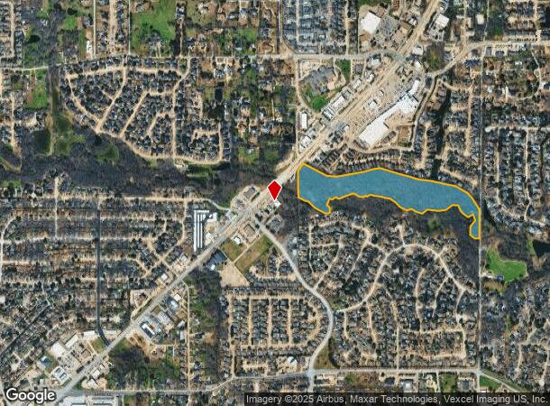  4501 Colleyville Blvd, Colleyville, TX Parcel Map
