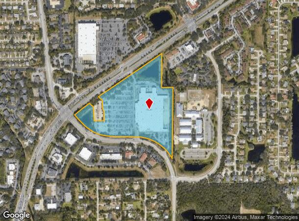  1590 Dunlawton Ave, Port Orange, FL Parcel Map