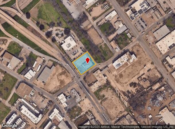  1836 S Cesar Chavez Blvd, Dallas, TX Parcel Map