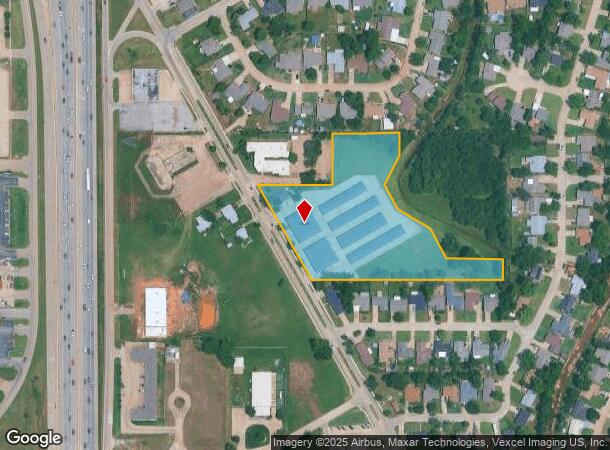  1620 N Broadway St, Moore, OK Parcel Map