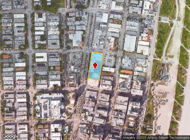  1261 Washington Ave, Miami Beach, FL Parcel Map