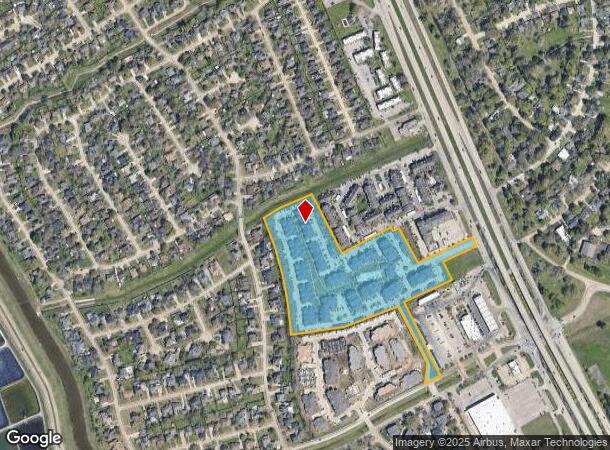  100 Cactus St, Lake Jackson, TX Parcel Map