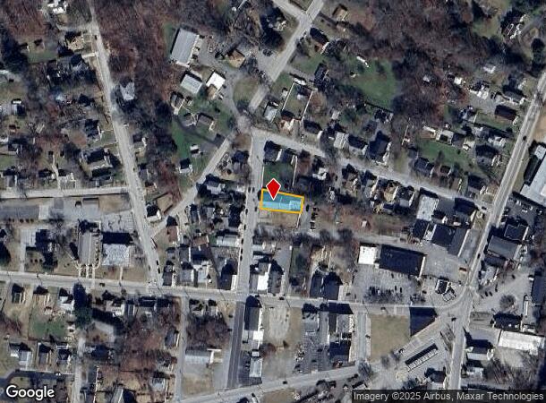  54 Allen St, Moosup, CT Parcel Map