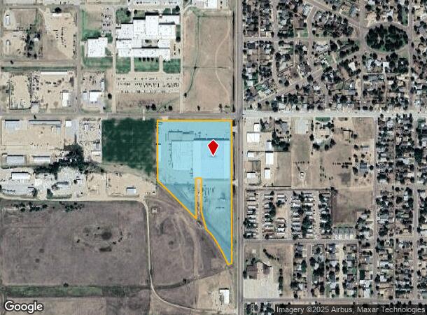 1402 W 2Nd St, Liberal, KS Parcel Map