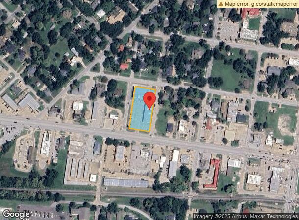 614 W Moore Ave, Terrell, TX Parcel Map