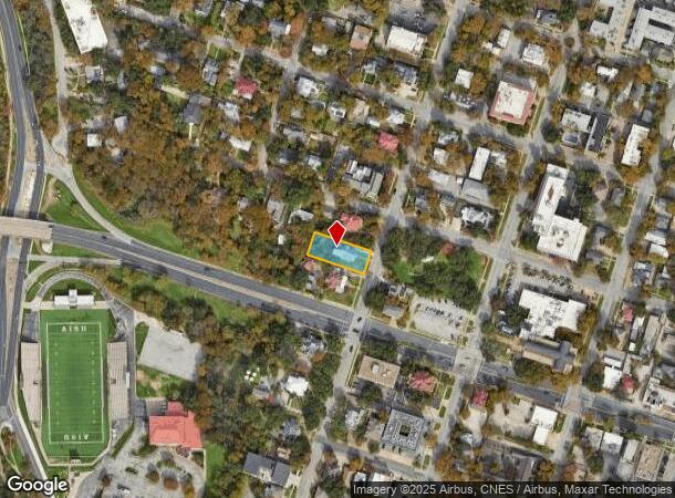  1504 West Ave, Austin, TX Parcel Map