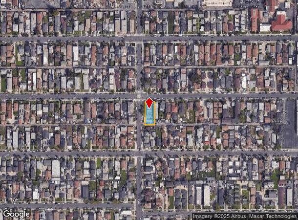 1152 W 88Th St, Los Angeles, CA Parcel Map