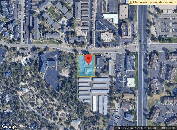  3709 Parkmoor Village Dr, Colorado Springs, CO Parcel Map