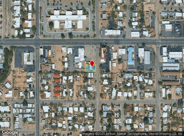  1651 N Magnolia Ave, Tucson, AZ Parcel Map