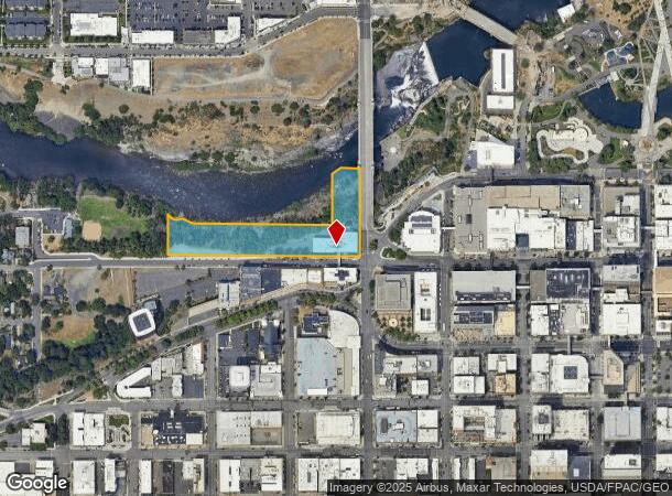  1002 W Main Ave, Spokane, WA Parcel Map