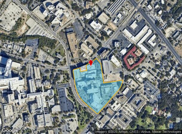  7700 Floyd Curl Dr, San Antonio, TX Parcel Map