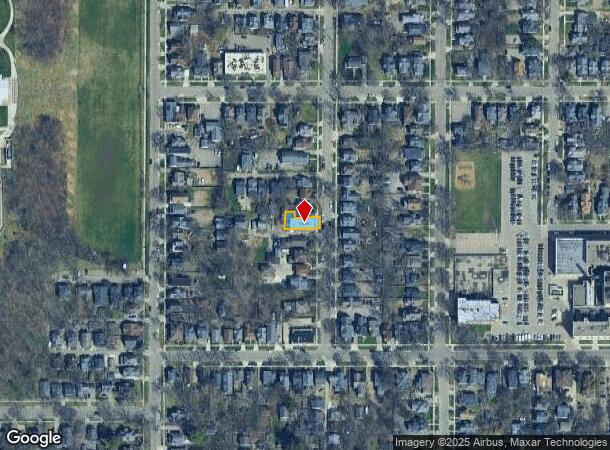  632 Locust St, Kalamazoo, MI Parcel Map