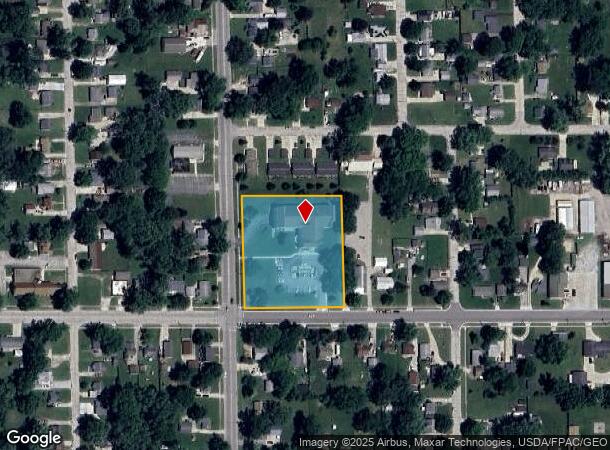  715 Central Ave, Evansdale, IA Parcel Map