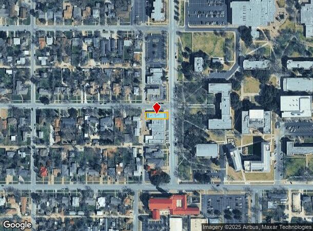  1686 Campus Ct, Abilene, TX Parcel Map