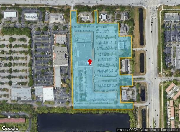  100 S Flamingo Rd, Pembroke Pines, FL Parcel Map