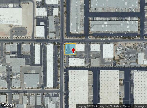  6320 Hinson St, Las Vegas, NV Parcel Map