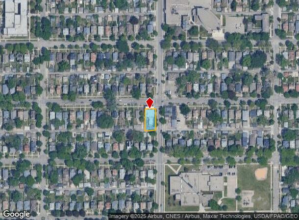 1342 Thomas Ave, Saint Paul, MN Parcel Map