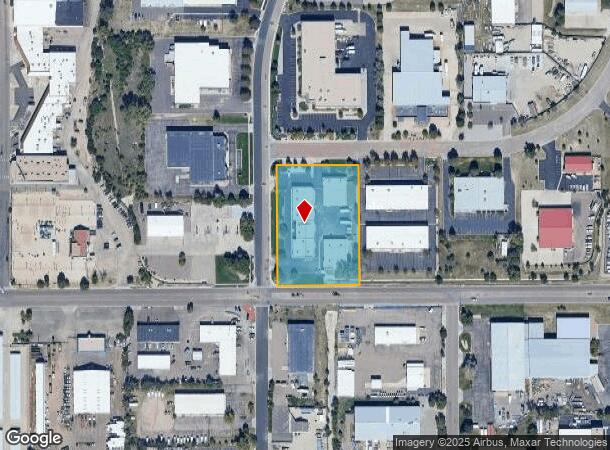  1535 Paonia St, Colorado Springs, CO Parcel Map