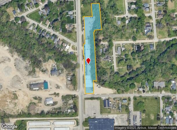  2435 S Grand Traverse St, Flint, MI Parcel Map