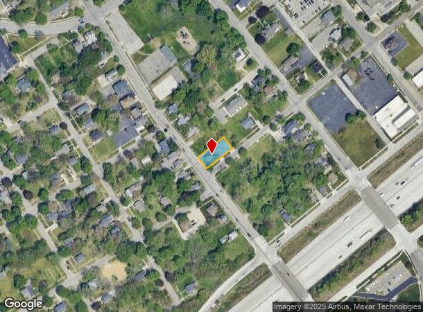 1121 S Grand Traverse St, Flint, MI Parcel Map
