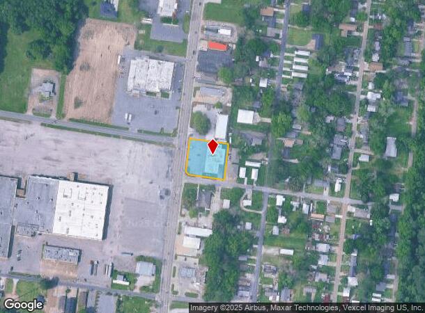  1900 Moss St, Lafayette, LA Parcel Map