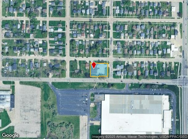  808 Wilson Ave Sw, Cedar Rapids, IA Parcel Map