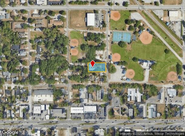  7634 61St St N, Pinellas Park, FL Parcel Map