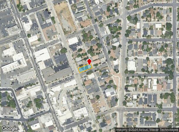  119 Thoma St, Reno, NV Parcel Map