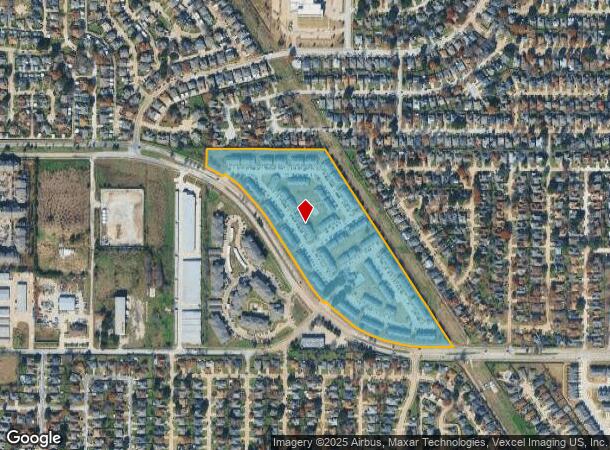  931 W Sublett Rd, Arlington, TX Parcel Map