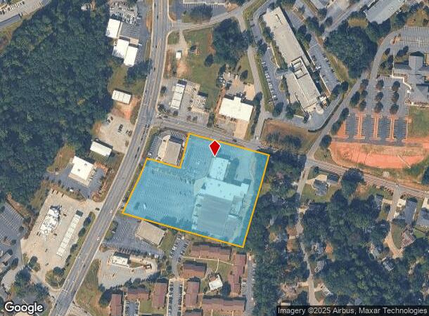 1706A E Greenville St, Anderson, SC Parcel Map