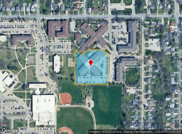 2824 E 16Th St, Des Moines, IA Parcel Map