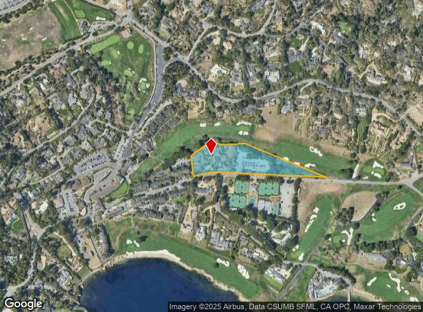  1518 Cypress Dr, Pebble Beach, CA Parcel Map