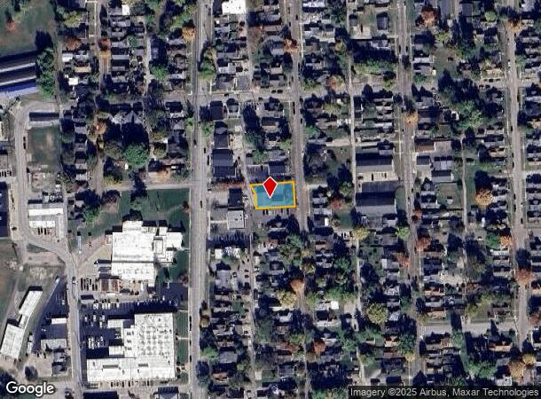  1414 Franklin St, Columbus, IN Parcel Map