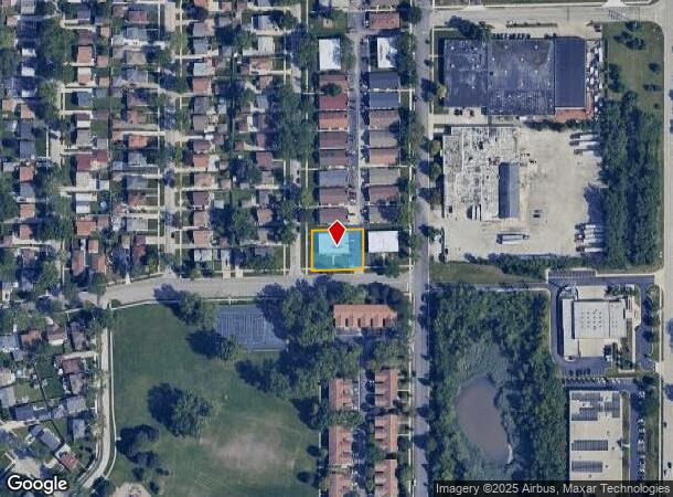  1 N May St, Addison, IL Parcel Map