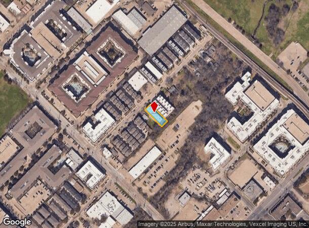  2606 Kimsey Dr, Dallas, TX Parcel Map