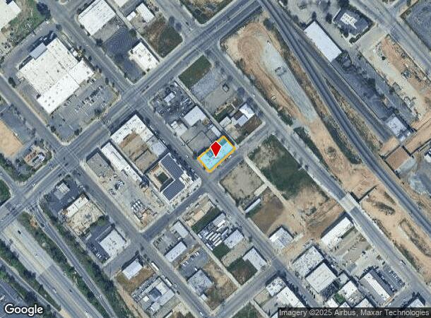 1102 F St, Fresno, CA Parcel Map